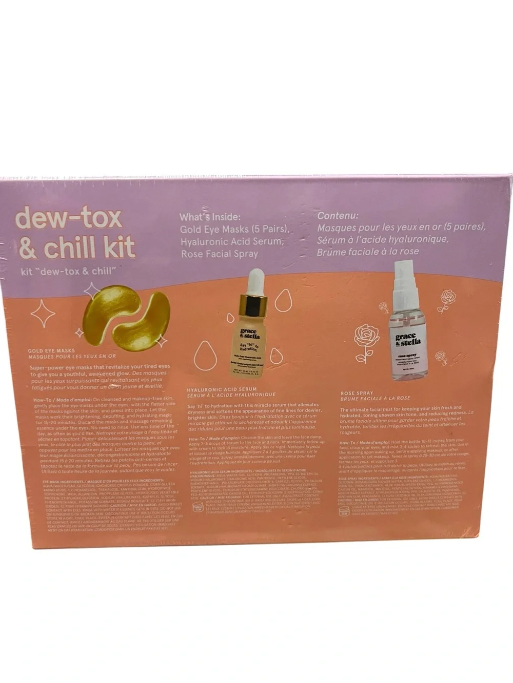 grace & stella Dew-Tox & Chill Skincare Set